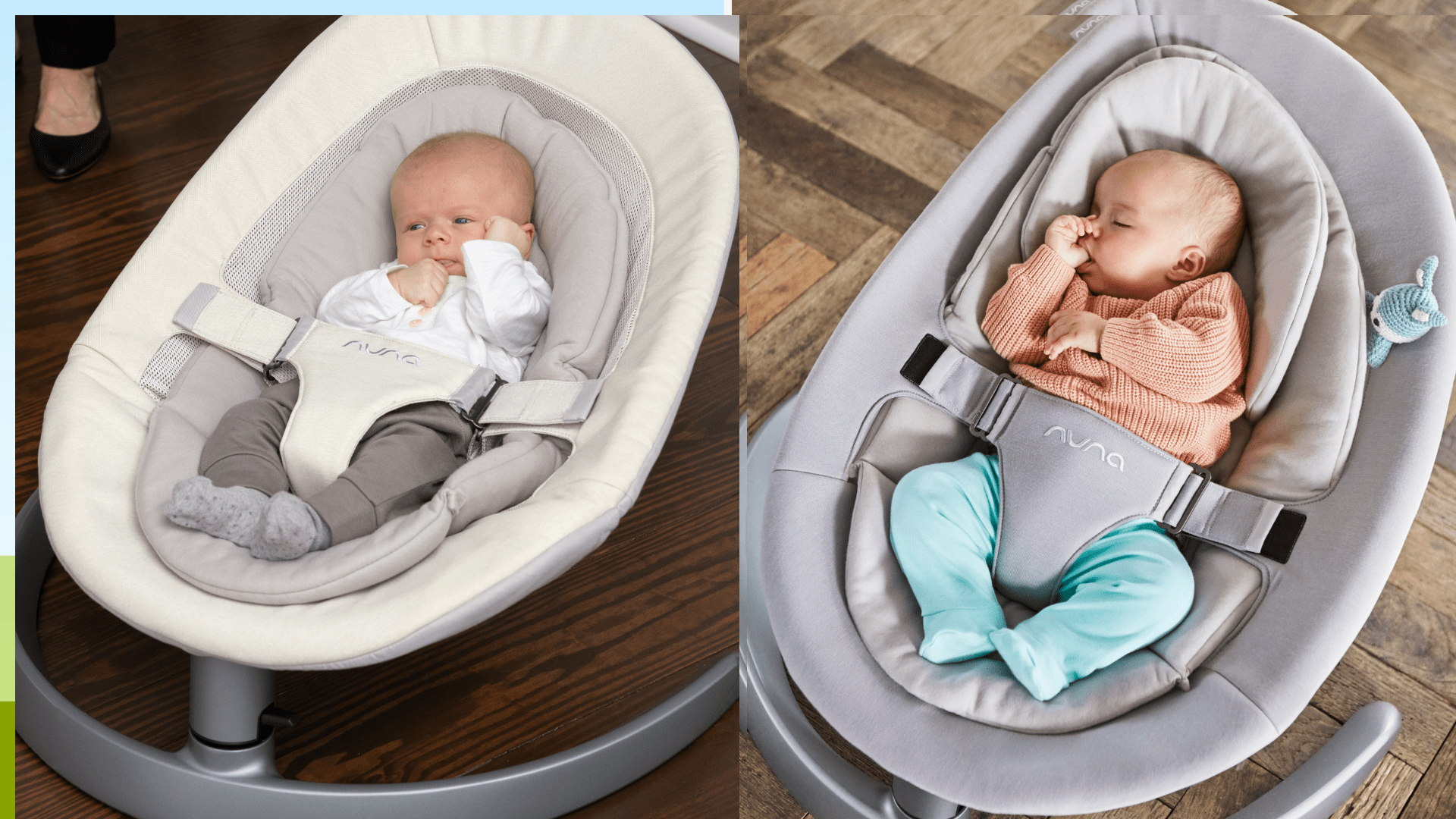 Nuna LEAF vs. Nuna LEAF Grow Baby Seat Comparison Strolleria
