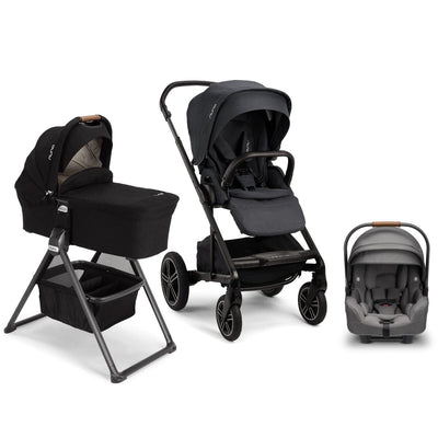 Nuna MIXX Next Bundle - Stroller, Bassinet and PIPA RX Infant Car Seat Ocean / Granite
