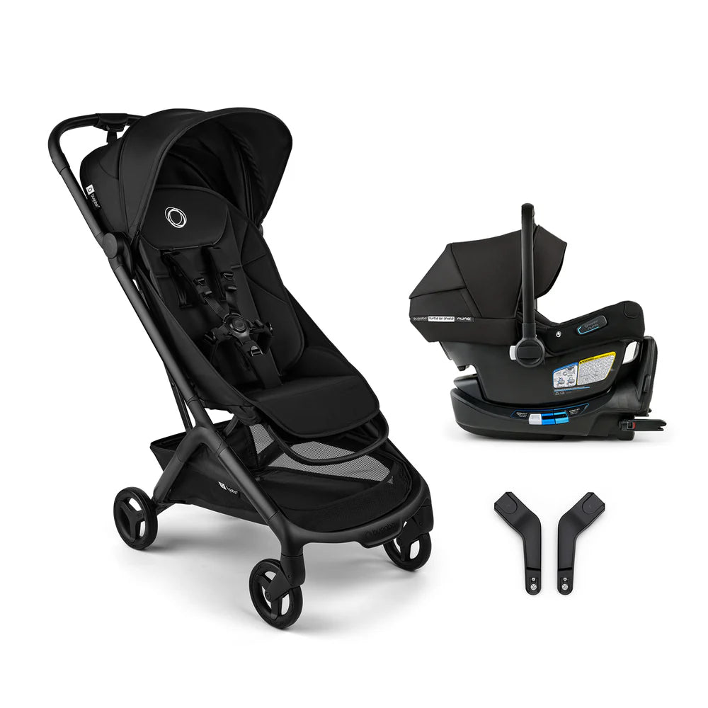 Bugaboo Butterfly 2 Stroller + Turtle Air Shield By Nuna Car Seat Travel System