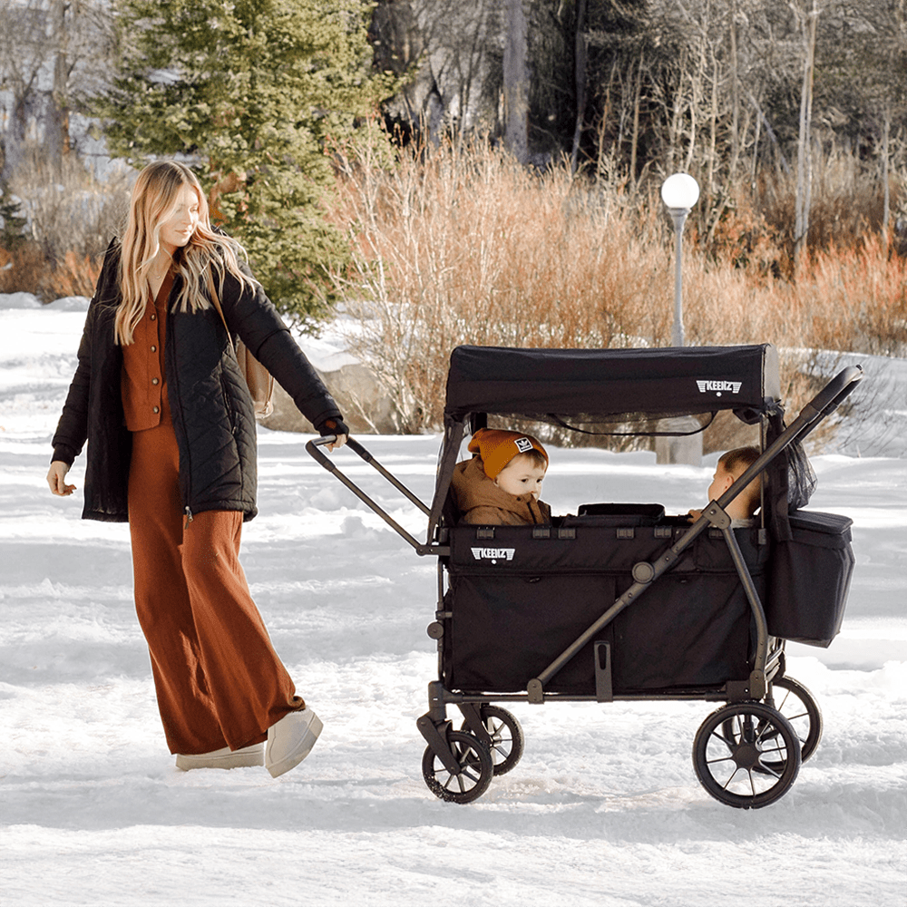 watanababyページ‼️マッドブラック３段BOX Keenz VIVA 2-Passenger Stroller Wagon – Compact Power for City Life