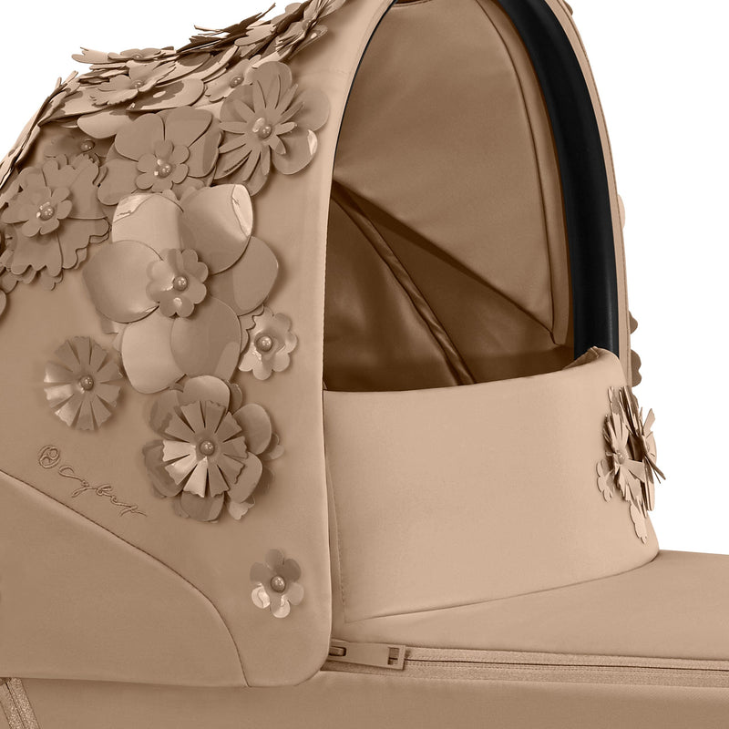 Cybex Mios LUX Carry Cot - Simply Flowers Nude Beige