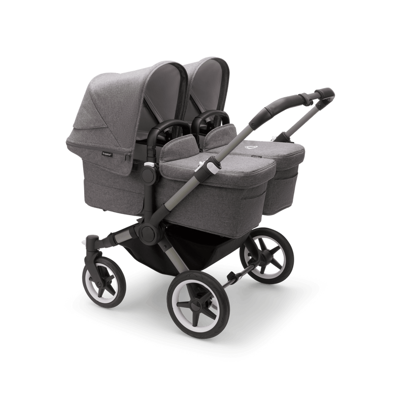 Bugaboo Donkey5 Twin Complete Stroller - Graphite / Grey Melange