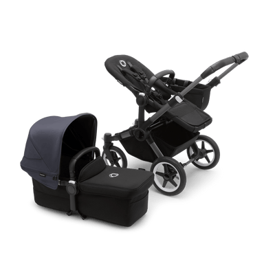 Bugaboo Donkey5 Mono Complete Stroller - Graphite / Midnight Black / Stormy Blue