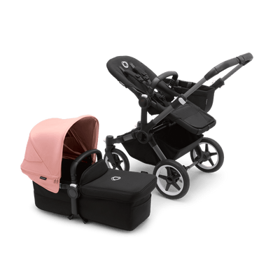 Bugaboo Donkey5 Mono Complete Stroller - Graphite / Midnight Black / Morning Pink