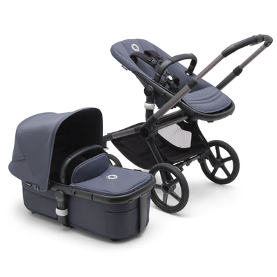 Bugaboo Fox5 Complete Stroller - Graphite / Stormy Blue