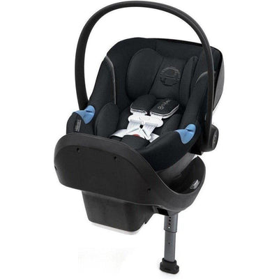 Cybex Aton M SensorSafe Infant Car Seat and Base-Lavastone Black-518002859-Strolleria