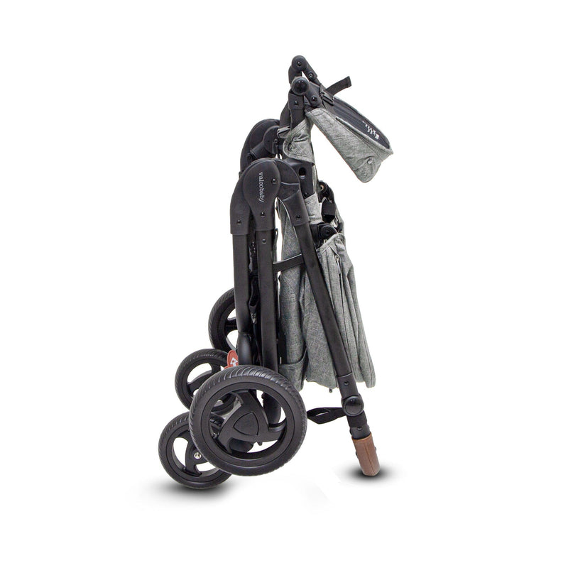 Valco Baby Trend Ultra Stroller - Folded - Charcoal