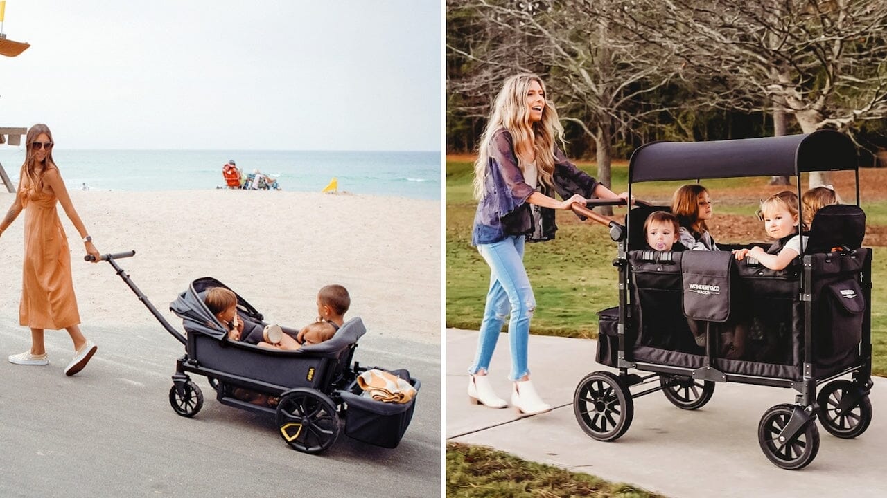 Veer Cruiser XL AllTerrain Wagon vs. WonderFold W4 Luxe Quad Stroller