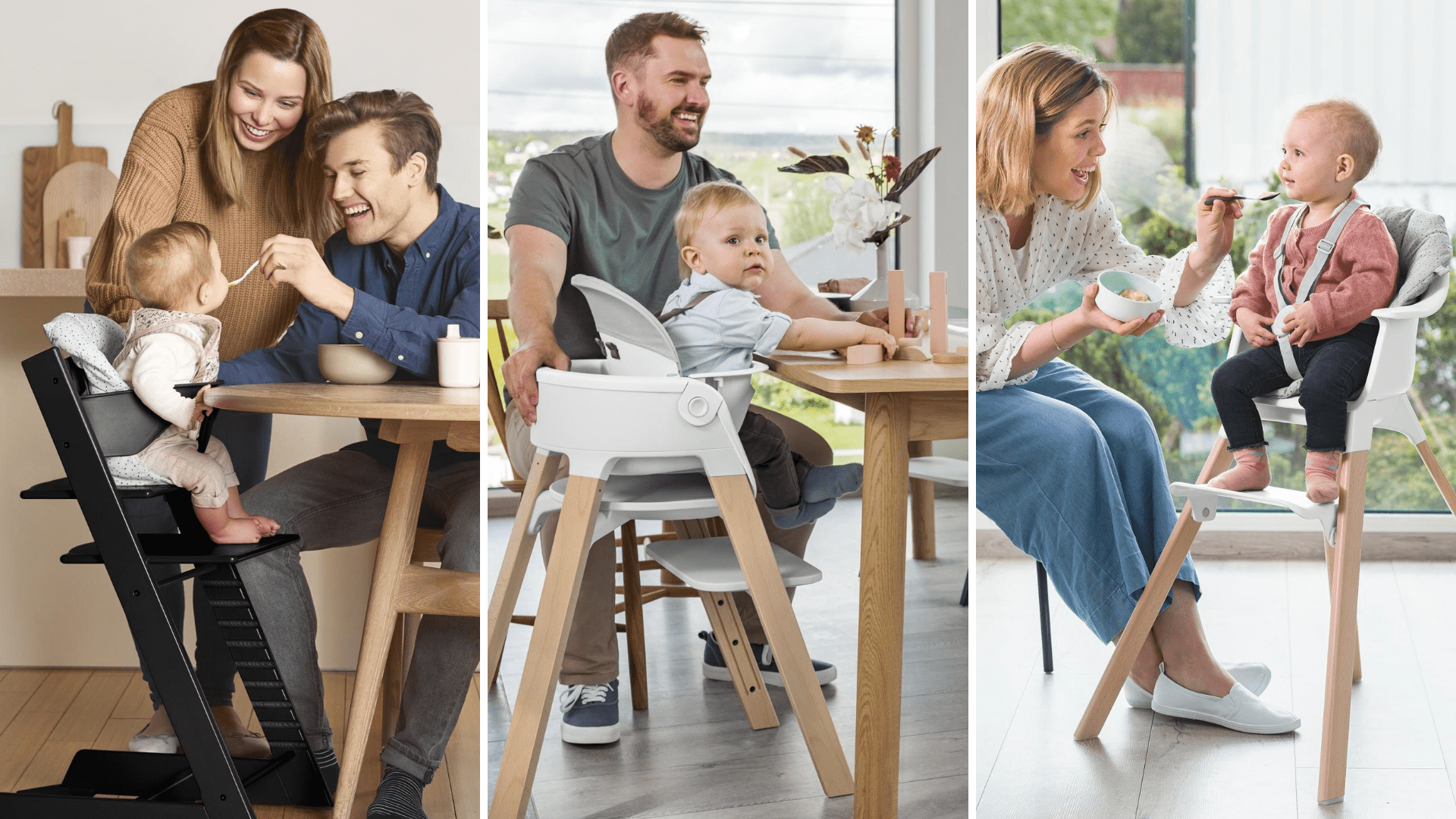 Stokke Tripp Trapp vs. Steps vs. Clikk High Chair Comparison