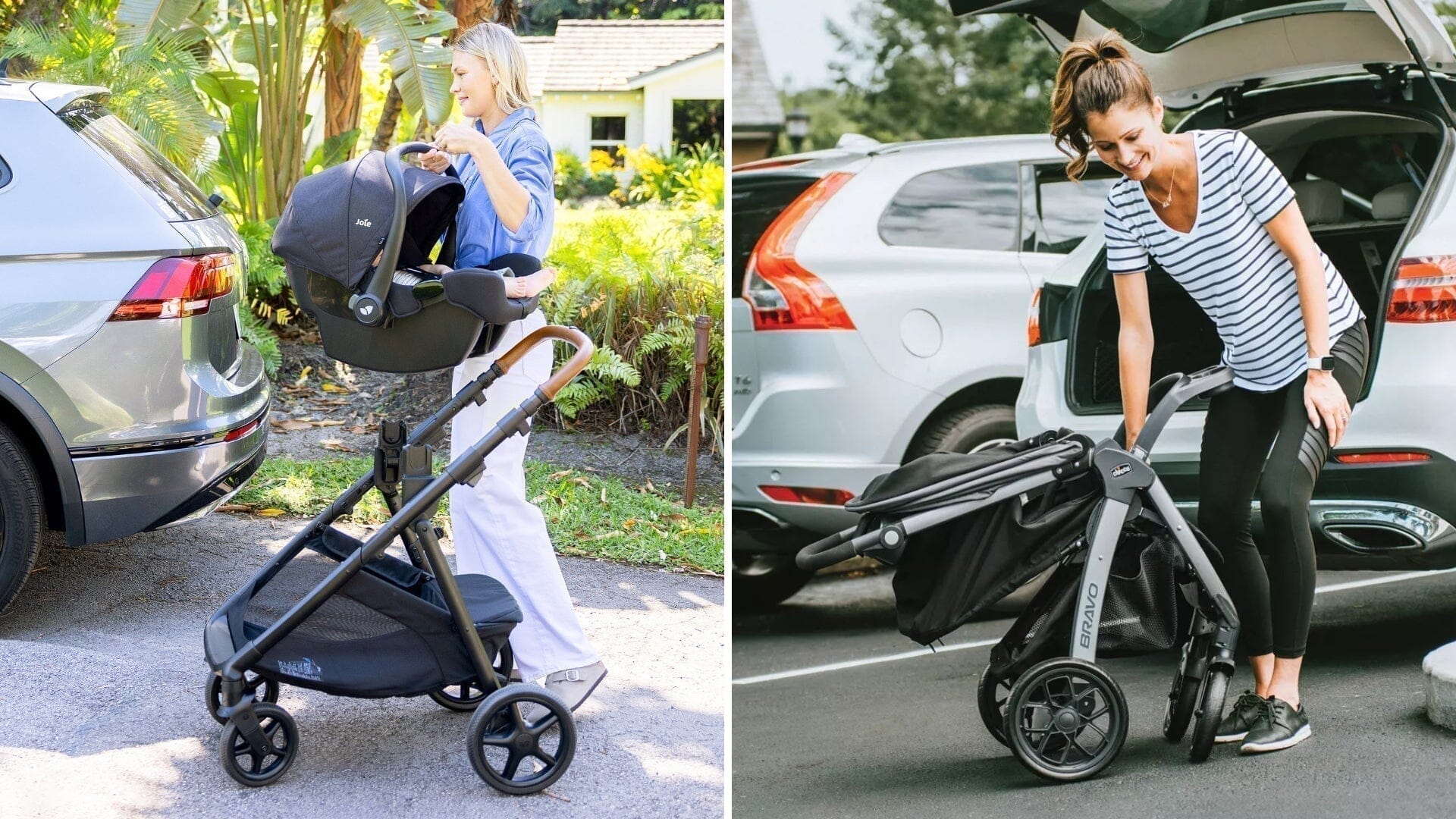 Joie Ginger and Rue vs. Chicco Bravo Trio | Travel System Comparison