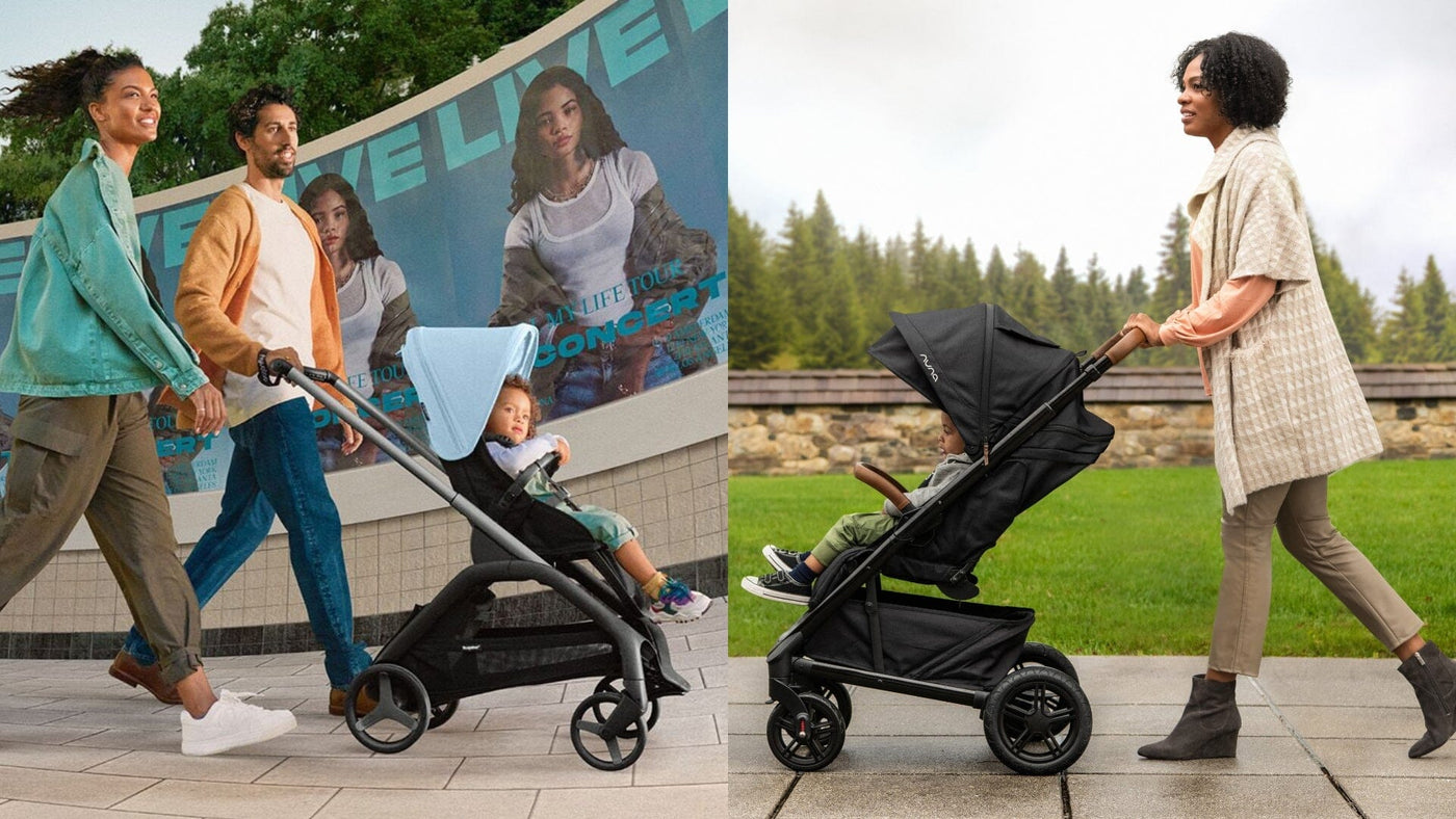 Best Mid-Size Strollers:  Bugaboo Dragonfly and Nuna TAVO Next