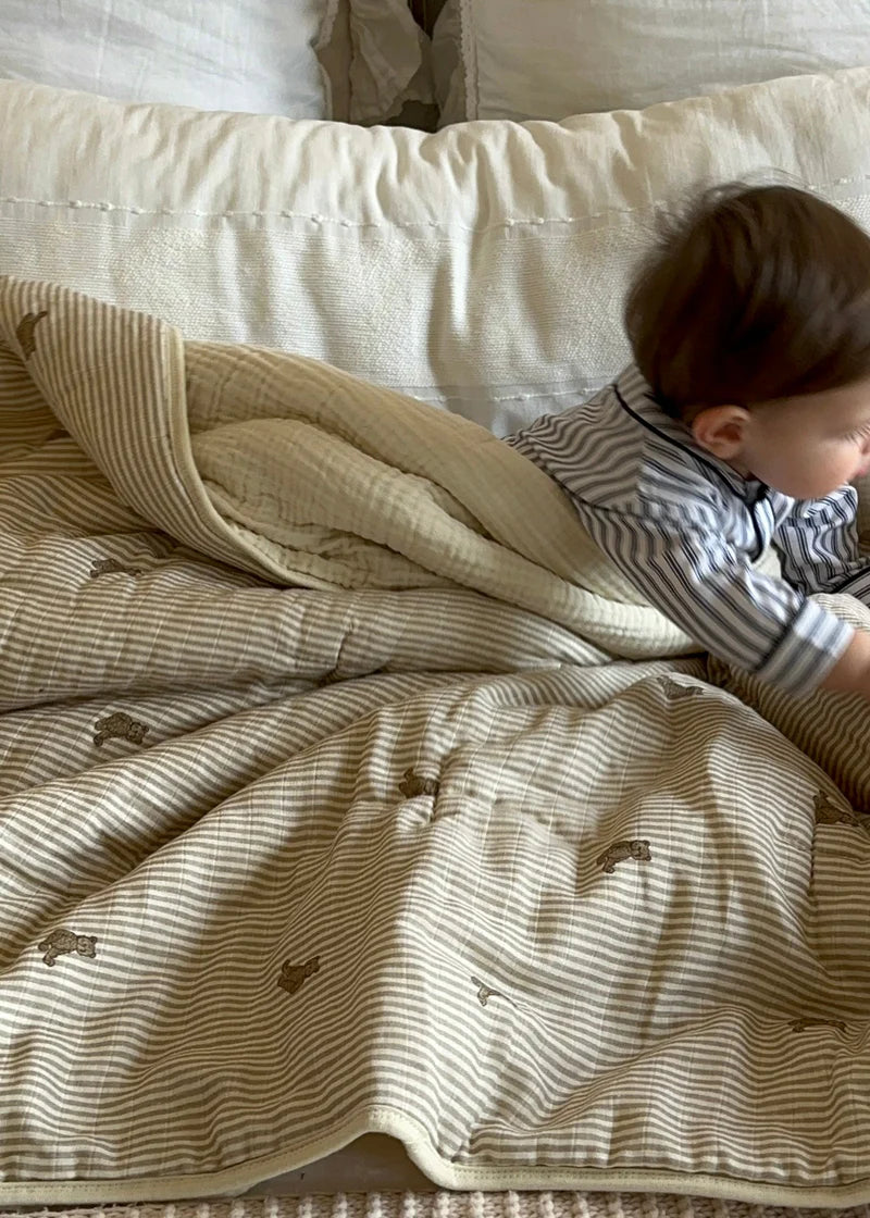 Oilo Muslin Quilt Set- Strolleria