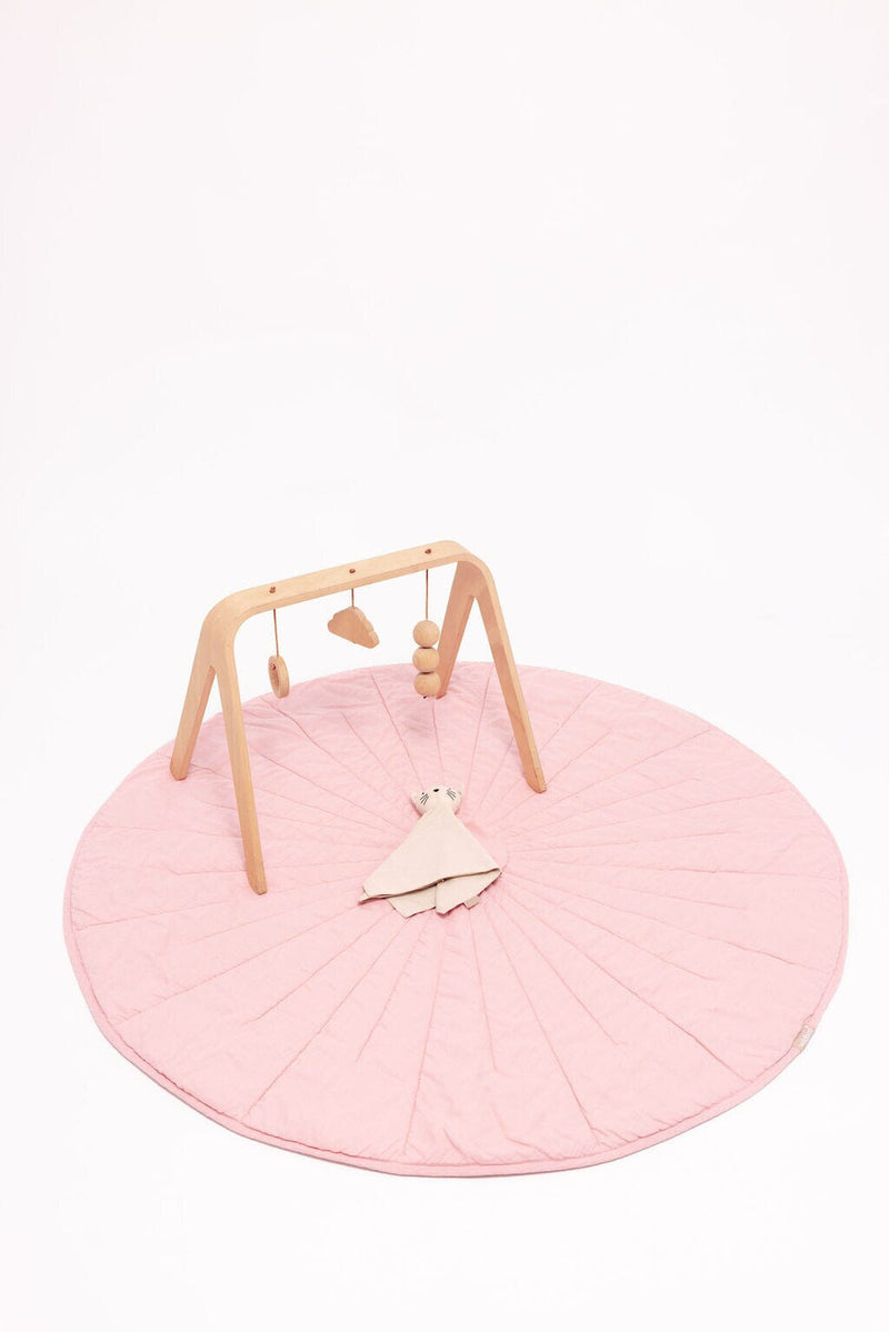 WildBird Linen Quilted Playmat - Galah/Sparrow