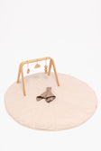 WildBird Linen Quilted Playmat - Sparrow/Desert Lark - Bambi Baby