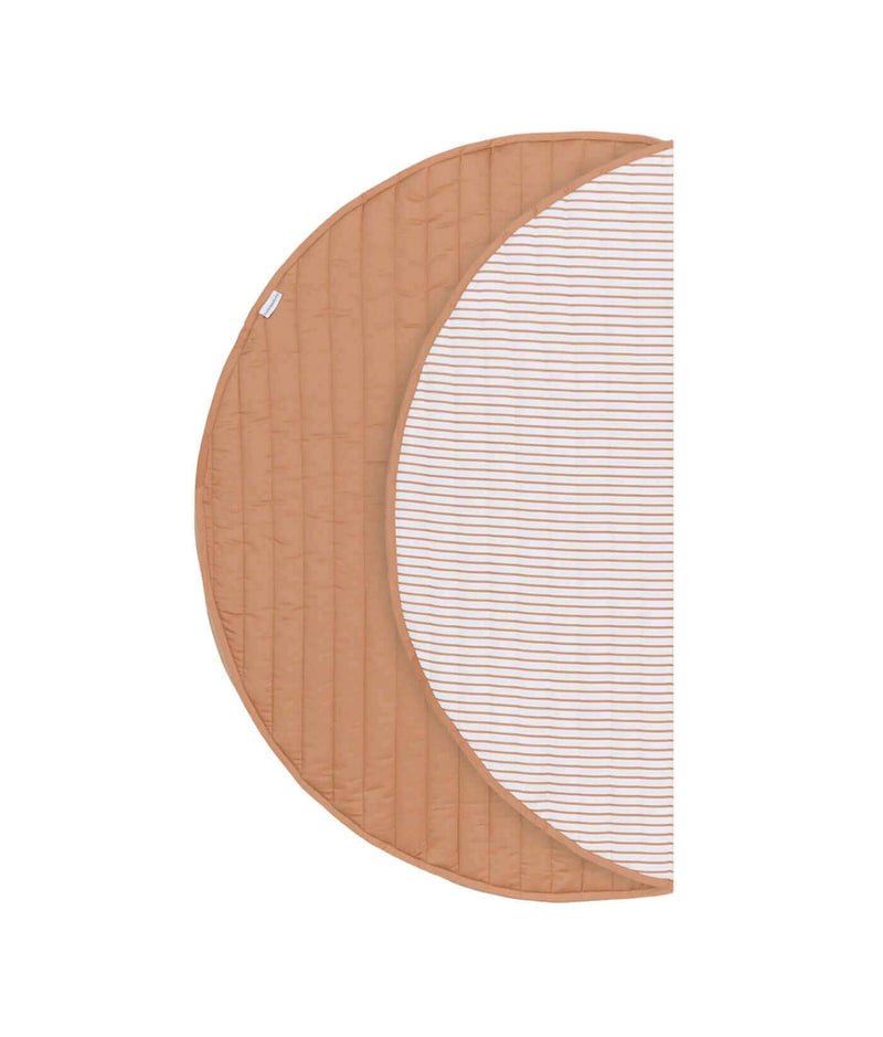 Toddlekind USA Snuggle Mat In Stripes - Camel