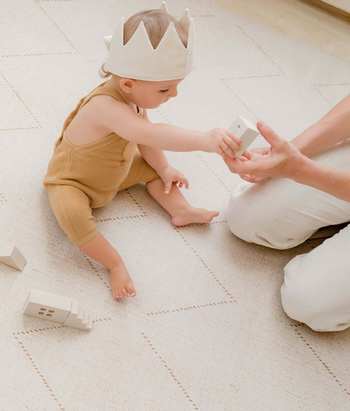Toddlekind USA Haven Playmat In Tulum - Bone- Strolleria