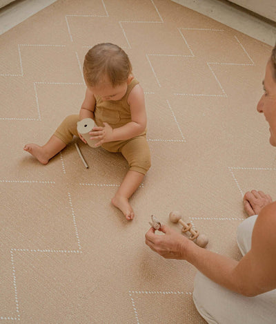 Toddlekind USA Haven Playmat in Tulum - Sandstone