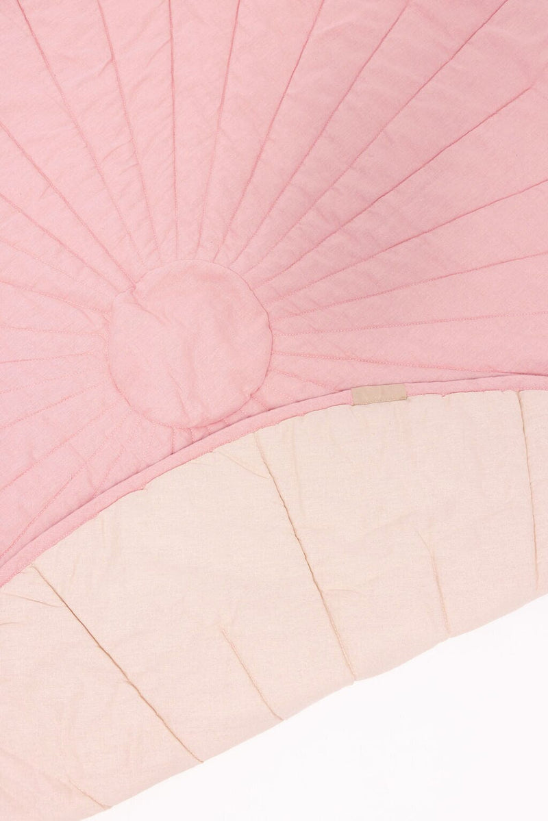 WildBird Linen Quilted Playmat - Galah/Sparrow