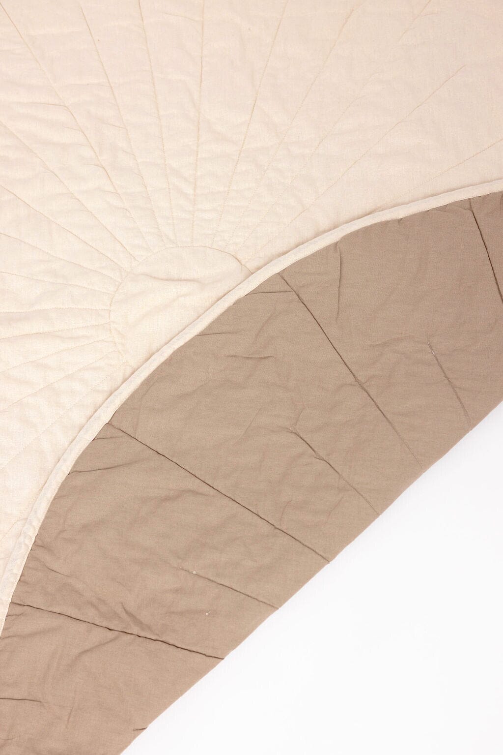 WildBird Linen Quilted Playmat - Sparrow/Desert Lark- Strolleria
