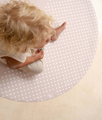 Toddlekind USA Splat Mat | Spotted - Clay