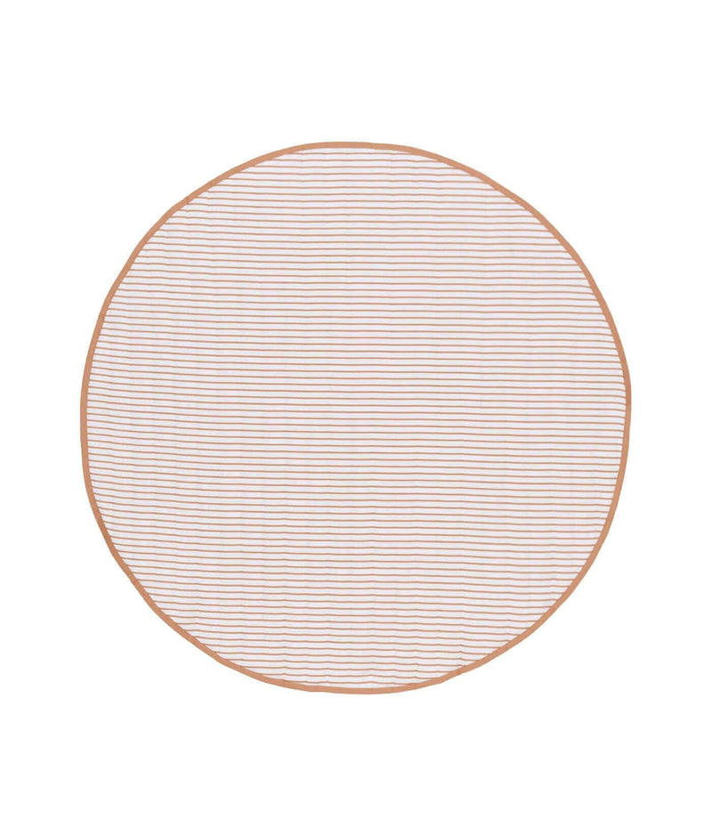 Toddlekind USA Snuggle Mat In Stripes - Camel