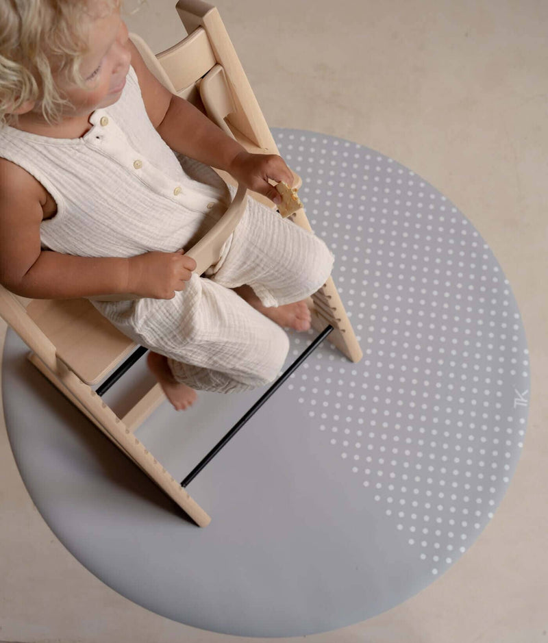 Toddlekind USA Splat Mat | Spotted - Dove