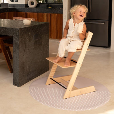 Toddlekind High Chair Splat Mat - Spotted Clay