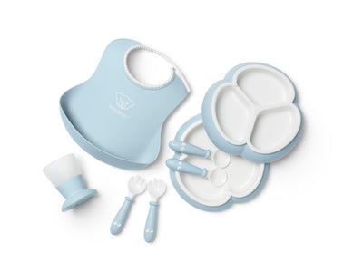 BabyBjörn Dinnerware Set - 8 pcs Powder Blue