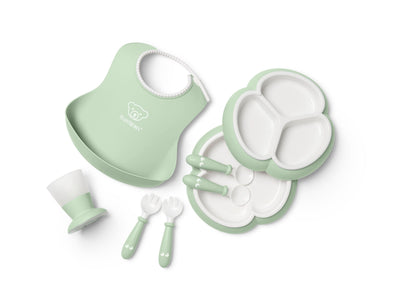 BabyBjörn Dinnerware Set - 8 pcs Powder Green