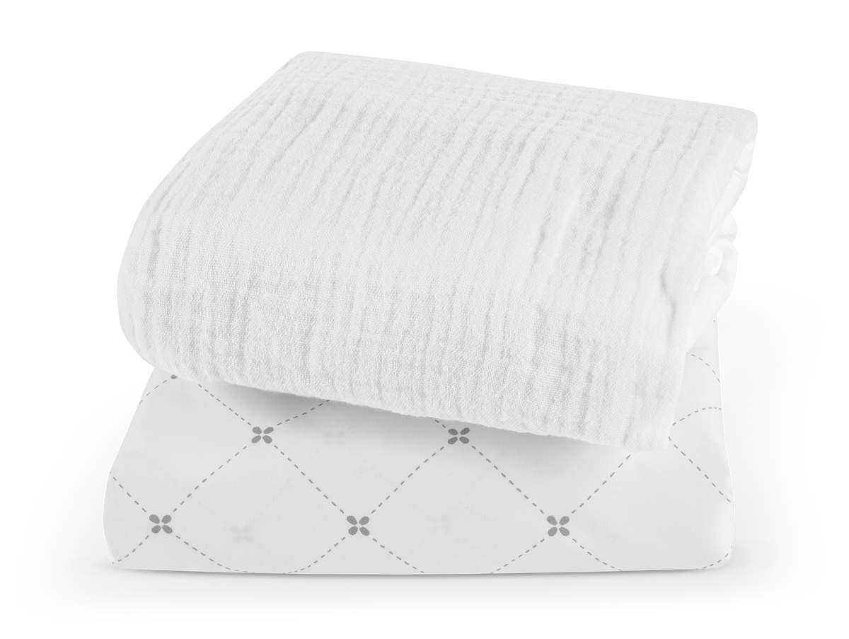 UPPAbaby Remi V2 Organic Cotton Mattress Cover- Strolleria