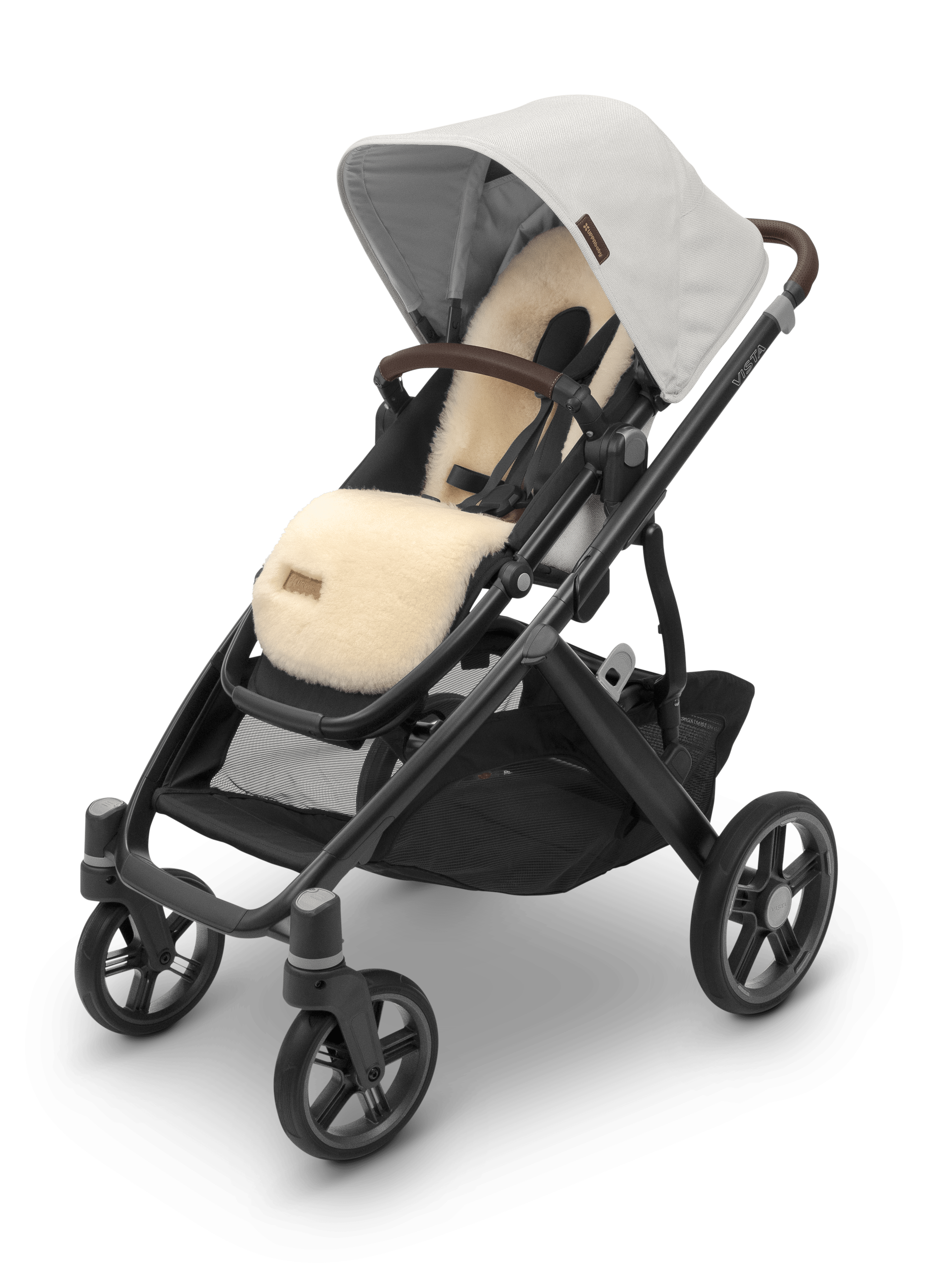 UPPAbaby Seat Liner Luxe - Natural - Shearling Wool- Strolleria