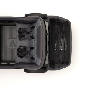 Grey Veer Comfort Seat for Toddler Cruiser - Overhead View with Storage | Strolleria