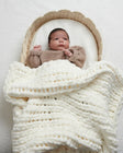 7AM Enfant Hand-Knit Chenille Throw - Bambi Baby