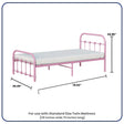 BK Furniture Melissa Twin Bed - Bambi Baby