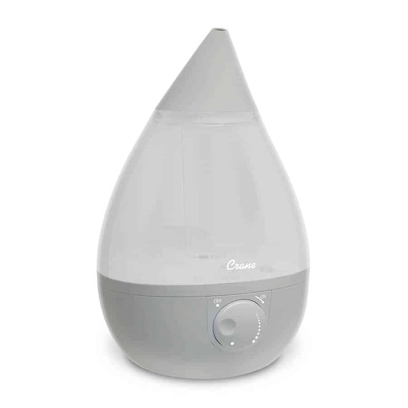 Crane Baby Drop Cool-Mist Humidifier Grey