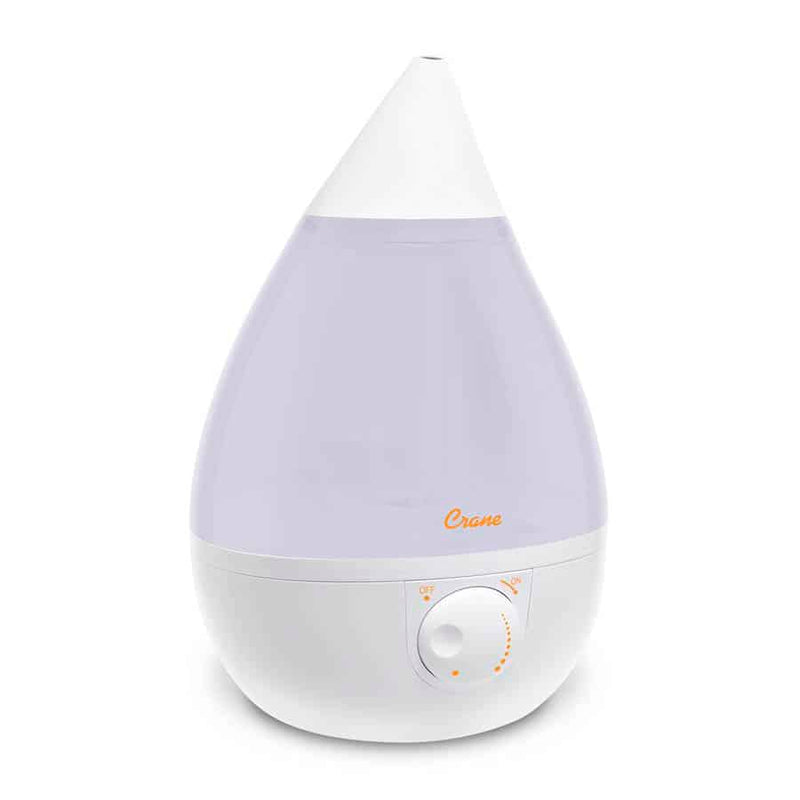 Crane Baby Drop Cool-Mist Humidifier White