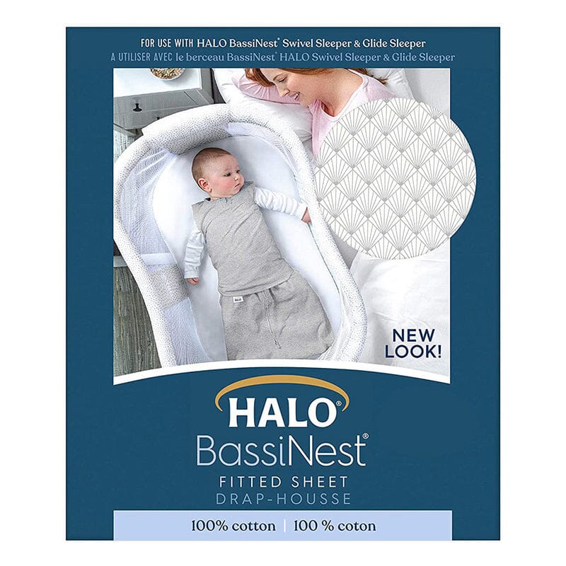 Halo Bassinest Sheet, 100% Cotton, Plume- Strolleria