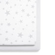 Snuz Twin Pack Bassinet Sheets - Gray Star - Bambi Baby