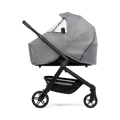 Clear Joolz Hub2 Raincover on Bassinet - Side View | Strolleria