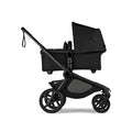 Heritage Black Bugaboo Kangaroo Bassinet Fabric Complete - Side Profile | Strolleria