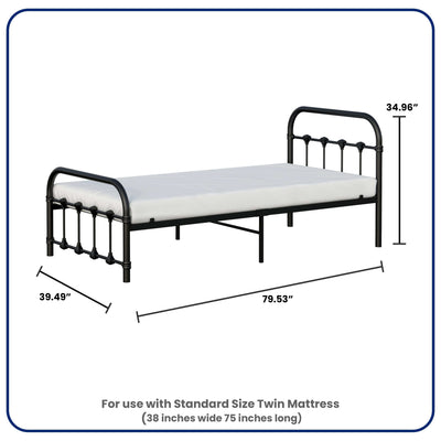 BK Furniture Melissa Twin Bed