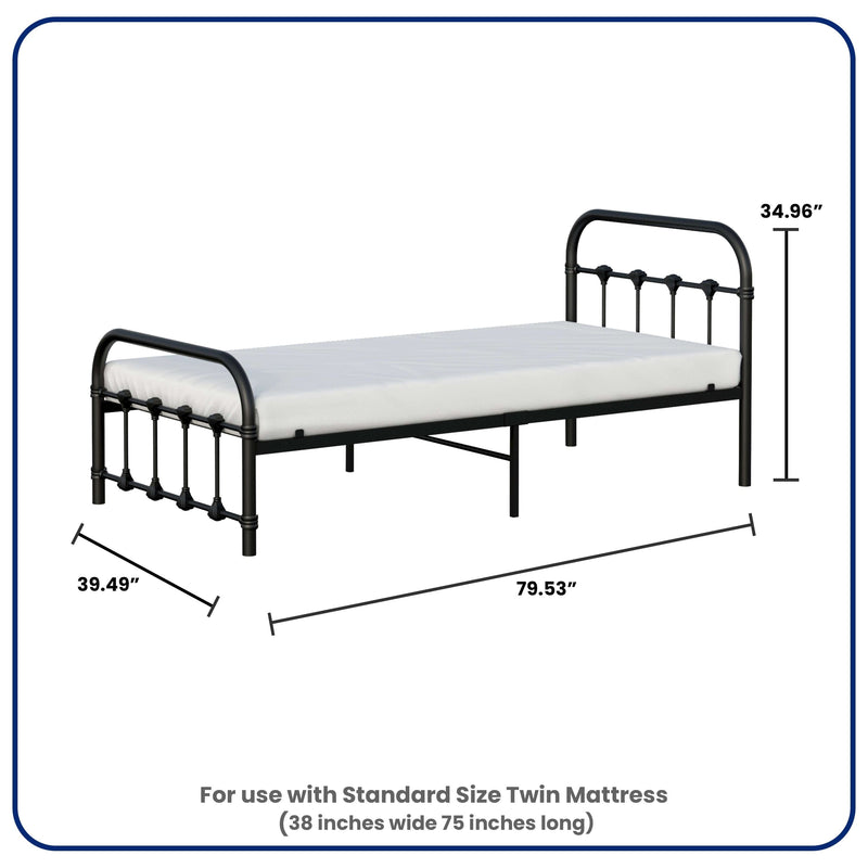 BK Furniture Melissa Twin Bed