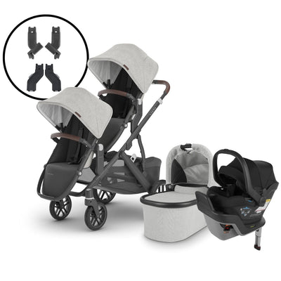 2024 UPPAbaby Vista V2 Double Stroller and Mesa Max Travel System - Anthony / Jake
