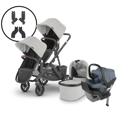 2024 UPPAbaby Vista V2 Double Stroller and Mesa Max Travel System - Anthony / Gregory