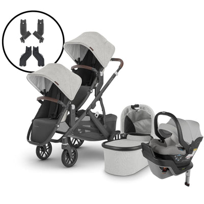 2024 UPPAbaby Vista V2 Double Stroller and Mesa Max Travel System - Anthony / Stella