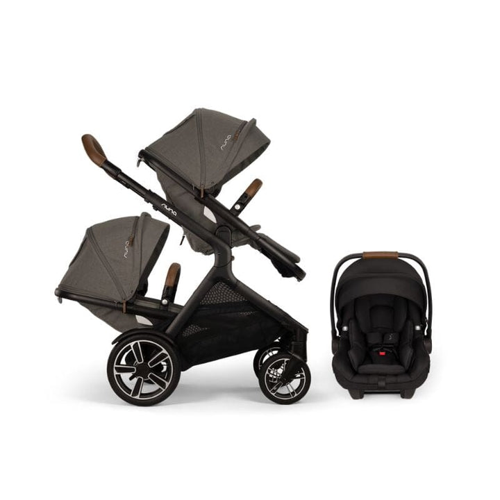 Nuna Demi Next and PIPA Aire RX Twin Travel System Baby Carriage