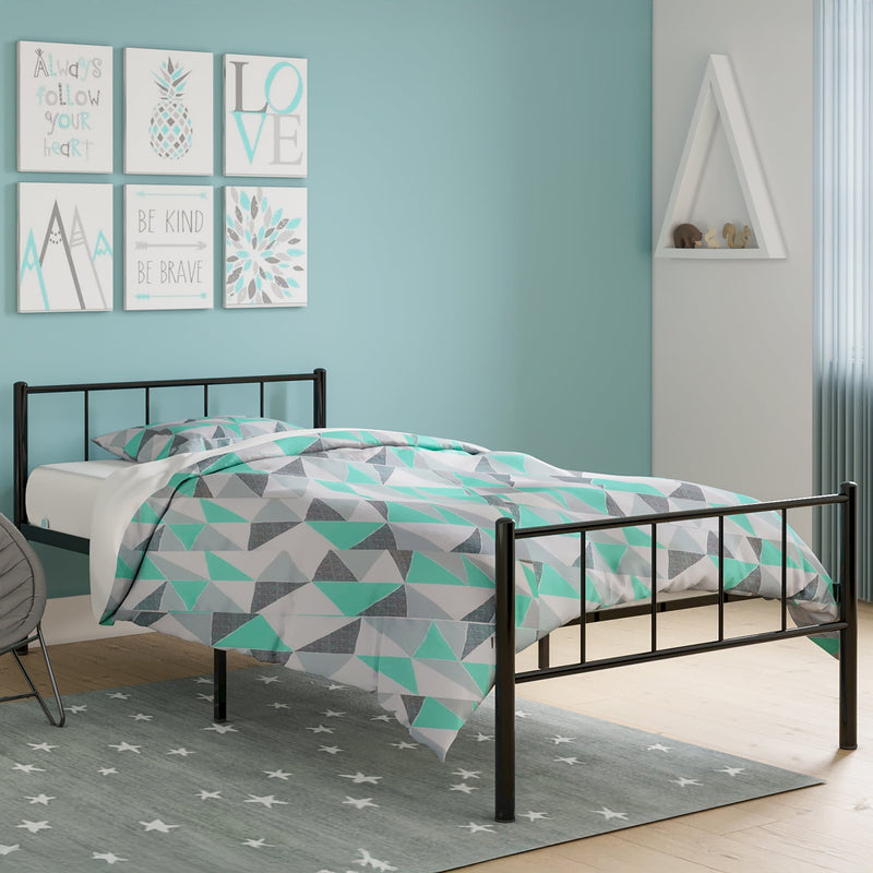 BK Furniture Austin Metal Twin Bed