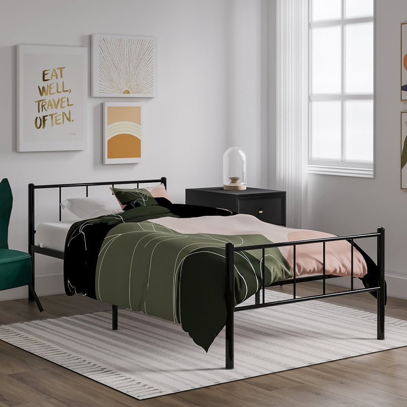 BK Furniture Austin Metal Twin Bed