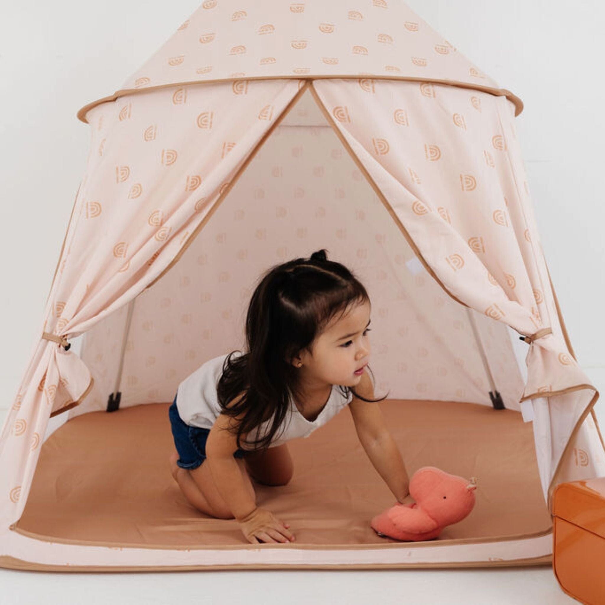 Toki Kids Rainbow Peach Play Tent- Strolleria
