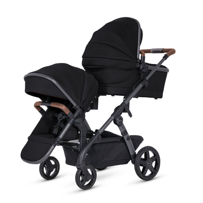 Silver Cross Wave 3 Single-to-Double Stroller Licorice